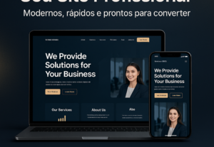 Eu vou criar seu site profissional moderno e rápido
