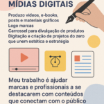 Eu vou criar  Designer gráfico e criadora de mídias digitais...