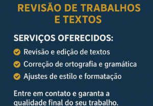 Eu vou Criar ou revisar seus textos