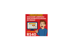 Eu vou programar uma landpage ou quiz para seu infoproduto.