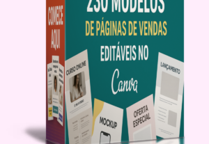 Eu vou te Entregar 230 Modelos de Páginas de Vendas no Canva