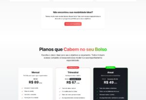 Eu vou criar um site profissional e moderno para você