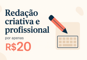 Eu vou Fazer a melhor redação para você
