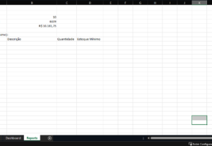 Eu vou criar uma planilha no excel para você