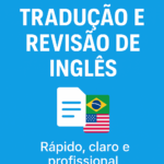 Eu vou traduzir e revisar textos em inglês