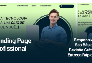 Eu vou criar a sua Landing Page Profissional Responsiva + SE...