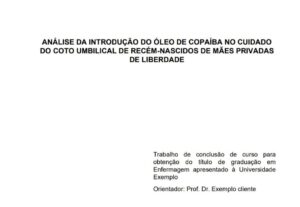 Eu vou formatar seu trabalho acadêmico no padrão ABNT