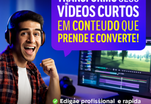 Eu vou Transformar seus vídeos curtos em conteúdo que prende