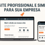 Eu vou criar um site simples e profissional para sua empresa