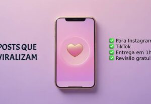 Eu vou criar posts virais para suas redes sociais em 1h
