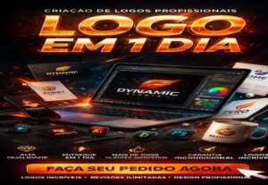Eu vou fazer sua logo única e profissional em 1 dia.