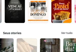 Eu vou fazer 3 posts criativos no Canva para Instagram