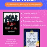 Eu vou fazer a arte visual pro seu evento/negócio.