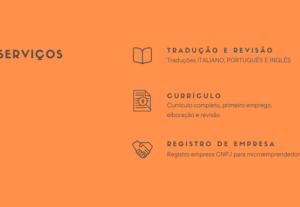 Eu vou traduzir e revisar textos e currículos profissionais