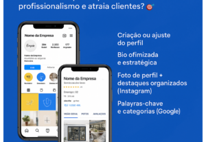 Eu vou Crioar e estruturar perfil profissional google|IG
