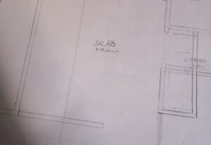 Eu vou fazer uma planta baixa pra você