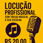 Eu vou gravar vinheta profissional com trilha musical.