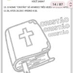 Eu vou criar Material escolares e religiosos