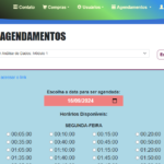 Eu vou criar seu site de agendamentos em python