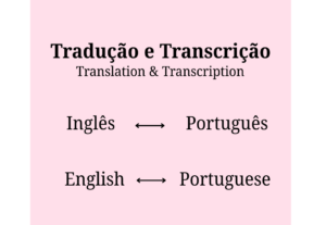 Eu vou traduzir qualquer documento inglês/português