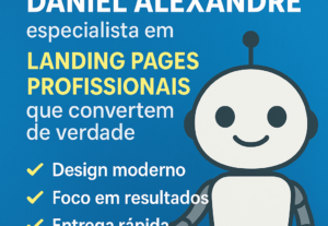 Eu vou Criar Landing Pages Modernas Que Convertem.