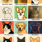 Eu vou fazer a ilustração digital do seu Pet com I.A