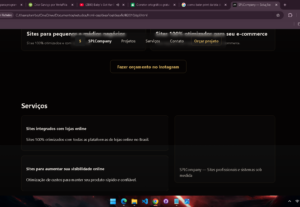 Eu vou fazer um site profissional para seu negócio