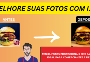 Eu vou transformar a foto do seu produto em profissional