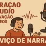 Eu vou fazer uma narração ou gravação para você