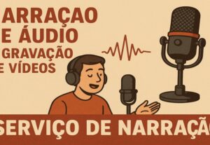 Eu vou fazer uma narração ou gravação falando o que quiser