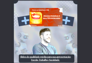 Eu vou montar um slide simples, mas funcional.