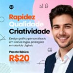 Eu vou criar Artes Profissionais Personalizadas no Canva