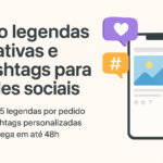 Eu vou Criar legendas Criativas para TikTok e Instagram