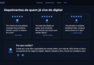 Eu vou criar uma Landing Page p/ Captação de Leads
