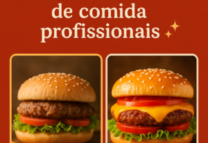 Eu vou profissionalizar suas fotos de comida