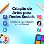 Eu vou Criar artes para sua rede social