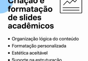 Eu vou criar slides acadêmicos para sua apresentação.
