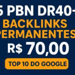 Eu vou Criar 5 Backlinks PBN DR 40+ De Qualidade Site/Vídeo