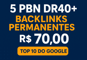 Eu vou Criar 5 Backlinks PBN DR 40+ De Qualidade Site/Vídeo