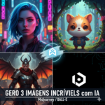 Eu vou Gerar 3 Imagens Incríveis com IA