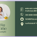 Eu vou fazer o seu cartão de visitas