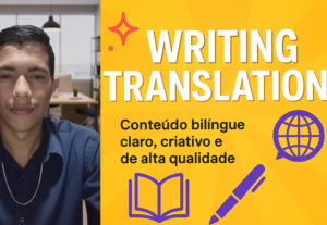 Eu vou Fazer Sua escrita e tradução