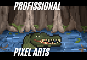 Eu vou criar uma Pixel Art Profissional para você