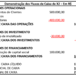Eu vou fazer seu demonstrativo de fluxo de caixa.