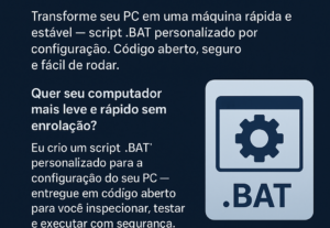 Eu vou ganhar fps e otimizar seu computador