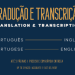 Eu vou traduzir qualquer documento inglês-português