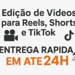 Eu vou fazer edição vídeos para TikTok, Reels e Shorts.