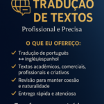 Eu vou fazer a tradução e a correção do seu texto em 2 dias
