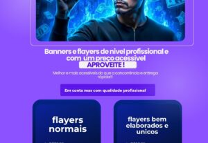 Eu vou Fazer flyer e banner ao seu gosto.