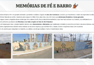 Eu vou criar uma interface visual de um website para você